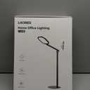 Led Desk Lamps for Home Office with Base, Video Conference Lighting for Zoom, Tall Desk Lamp with 50 Light Modes & Memory and Timer Func Computer Light, Ring Light for Desk for Video Streaming, Webcam