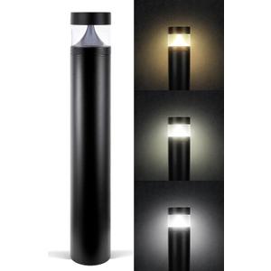 LED Bollard Landscape Light 6.3" Diameter, 20W, 39" Height, 3CCT 3000K/4000K/5000K, 120-277V Outdoor Pathway & Garden Light, IP65 Waterproof, for Driveways & Commercial Landscape, Size 39", Diameter 6.3"