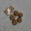 Kate Aspen Fall Decor Mini Gold Pumpkin Place Card Holder (Set of 6), Perfect for Thanksgiving Table Decor, Fall Themed Weddings, Bridal Brunches (Small)