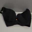 Padded Push Up Bras for Women Seamless Underwire T-Shirt Bra 32A to 46DD (34DD, Black)