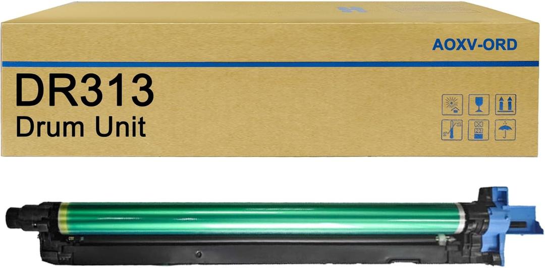 LCL DR313 Color Drum Unit Replacement for Konica Minolta A7U40TD DR313C for Bizhub 308 368 458 558 C258 C308 C368 C458 C558 C658 Printer for Cyan or Magenta or Yellow (1-Pack) (High-Yield)