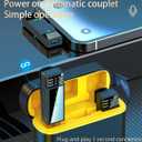 Lavalier Microphone for iPhone 8-14 Pro Max, Wireless Noise Cancellation Dual 2.4Ghz Mic Audio Noise Canceling, 175ft Transmission, Plug-Play Mini Lapel Mic