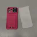 SSLOTSCASE for iPhone 17 Pro Max Case with 2X Screen Protector, [9H Hardness] Military Grade Shatterproof, Card Holder & Kickstand & Slide Lens Cover, Heavy Duty Phone Case for iPhone 17 Pro Max, Pink