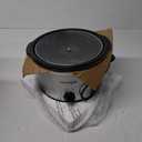 Crock-Pot 4.5 Quarts Manual Design Series Slow Cooker with 3 Manual Heat Settings Cooks Meals for 4 Plus People with Removable Stoneware Bowl, Silver