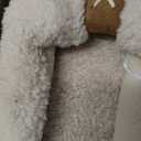 ULTRAIDEAS Women's Indoor Bedroom Slipper with Memory Foam, Gift for Women, Wool-Like House Shoe with Anti-Skid Rubber Sole for Ladies (7-8, Grey)