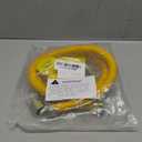 48" Flex Gas Line, Gas Dryer Connector Kit, Stove/Water Heater/Dryer Gas Line with Connectors 1/2" MIP 1/2"FIP 3/4"MIP, 5/8 in.OD(1/2 in. IDCoated Corrugated Stainless Steel Tubing