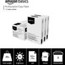 Amazon Basics Multipurpose Copy Printer Paper, 20 lb, 8.5 x 11 Inches, 3 Reams (1,500 Sheets), 92 Bright, White