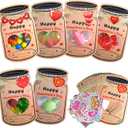 Valentines Cards for Kids 60 Pack with Stickers, Happy Valentines Day Cards for Kids School Classroom Exchange Party Favors - Valentines Day Gifts for Kids (Candy or Toys Not Included)