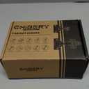 Chibery 10 PCS Full Overlay 3/ 4 inch Overlay Soft Close Hinges, Clip ON Plate, 105 Degree, Silent Hydraulic, Black Frameless European Concealed Hinge for Kitchen Cabinet Door, Wardrobes, and Bookcases