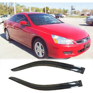 Sunproof Rainproof Side Window Wind Deflector, 2pcs Protective Replacements Rain Deflector Guards Set, Rain Guards Compatible with 2003-2007 Honda Accord 2-Door Coupe 92349