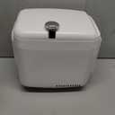 CROWNFUL Mini Fridge, 4 Liter/6 Can Portable Cooler and Warmer Personal Refrigerator for Skin Care, Cosmetics, Beverage, Food,Great for Bedroom, Office, Car, Dorm, ETL Listed (White)