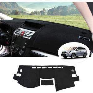 Cartist Dashboard Cover Mat for Subaru Forester 2014 2015 2016 2017 2018 Accessories Dash Cover Flannel Dash Mat Sunshade Glare UV Rays Protector
