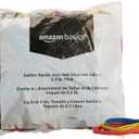 Amazon Basics Assorted Size and Color Rubber Bands, 0.5 lb.