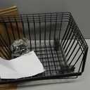 Wire Baskets Organization with Rollers for Kitchen and Home Storage, Vegetable Fruits Metal Basket for Countertop and Corner, Wire Basket Storage Bins for Space Utilization, Durable, 5 Tiers
