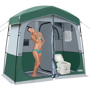 Shower Tent, Outdoor Camping Privacy Shelter-Dressing Changing Room-Portable Toilet Tent for Hiking Sun Shelter Picnic Fishing 100'x 50' x 91'H.
