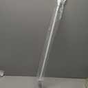 Kenney KN55250 Davenport Ball End Petite Caf Decorative Window Curtain Rod, 28-48" Adjustable Length, White Finish, 1/2" Diameter Steel Tube