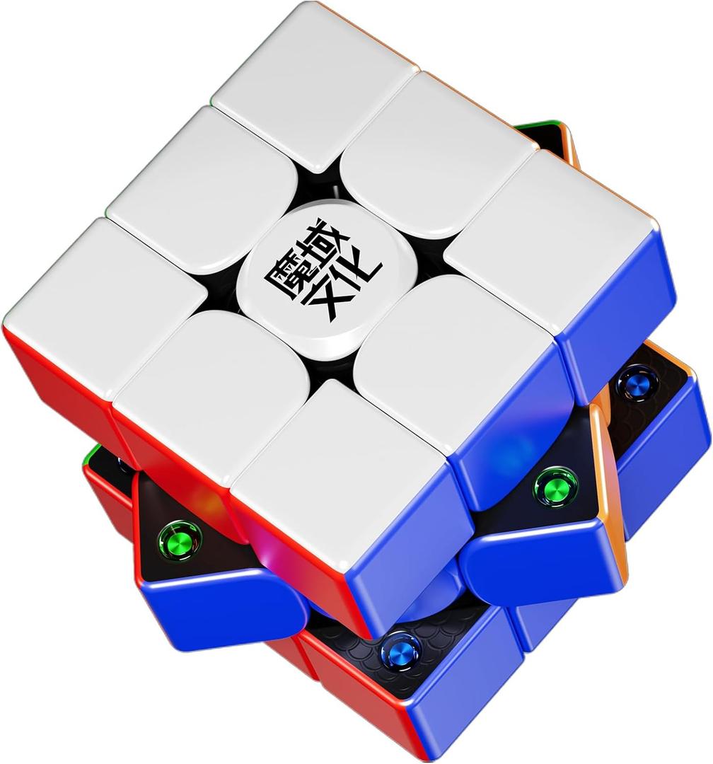 Moyu Weilong V11 SE 2025 Speed Cube 3x3 Stickerless Puzzle Cube Adjustable Tension 48 Magnets 3 by 3 Smooth Professional Magnetic Master Cube(Magnetic Matte Black Internal Version)