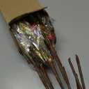 Janinka 4 Pcs Christmas Artificial Mistletoe Picks 23.6 Inch Xmas Fake Flowers with Red Berries Glittered Mistletoe Stem Branches Flowers for Xmas Tree Floral Arrangement Crafts Holiday Party Decor