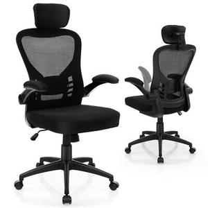 Ergonomic Rocking Mesh Office Chair Home Office Padded Seat W/ Adjustable Height