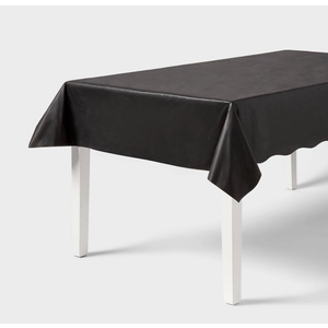 52 5/32” X 108” Solid Table Cover Black