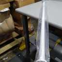 Ivilon Tension Curtain Rod - Spring Tension Rod for Windows or Shower, 54 to 90 Inch. White