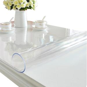 ETECHMART Clear Plastic Table Cover Protector Rectangle 44 x 78'', Thick Waterproof Transparent Table Protector for Dining Table, Non-Slip Heat Resistant Clear Desk Mat for Kitchen Office Desktop