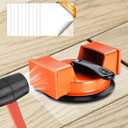 REXBETI Floor Gap Fixer Tool, Plank Gap Repair Kit, Heavy Duty Suction Cup Laminate Flooring Tool, Double Widened Striking Face, 10pcs Sticky Pads for Fixer Laminate/Vinyl Flooring/Hardwood