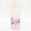 SQUALO Cycling Water Bottle 20oz / 610ml  Ultra-Lightweight 56g Squeeze Bike Bottle with Self-Sealing High Flow Nozzle  Leak-Proof, BPA-Free, Ergonomic Fit for Road & Mountain Biking (Pnk Grad)