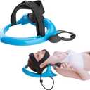 ECOGUN Posture Neck Exercising Cervical Spine Hydrator Pump - Relief for Stiffness, Restores Neck Curve (Blue)