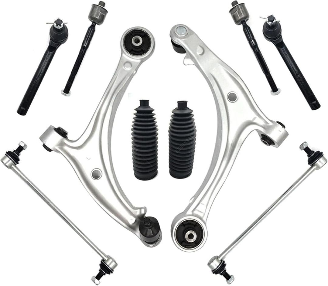 WFLNHB 10pc Front Lower Control Arm Suspension Kit Replacement for Honda Odyssey 2005-2010