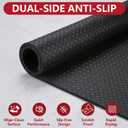 Under Washing Machine Mat, Doubled-Sided Non Slip Washer Pan, Anti-Vibration Dryer Mat, 27" x 27"