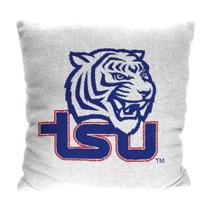 NORTHWEST NCAA Tennessee State Tigers Double Sided Woven Jacquard Pillow, 20" x 20", Homage