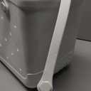 X-Large Waterproof Sandproof Rubber Beach Tote Bag with Zipper Pocket and Phone Kickstand Cup, White 