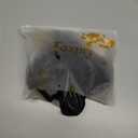 Sexy Strappy Leather Underwire Choker Garter Belt Mini Lingerie Set Dress with Thong 3 Piece (Medium, Black)