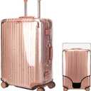 Veki Clear Suitcase Cover PVC Protector with Zip, Waterproof Transparent Luggage Cover Protective Bag, for Plastic Trolley Case Cover Protect Suitcases from Scratch for Travel Accessories (30inch, Full enclosure)