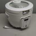 AROMA Professional Digital Rice Cooker, 10-Cup (Uncooked) / 20-Cup (Cooked), Slow Cooker, Multicooker, Steamer, Oatmeal Cooker, Auto Keep Warm, Saut-then-Simmer, 4 Qt, White, ARC-1230W