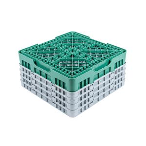 Restaurantware Green Glass Rack, 19.7 x 10.5 In