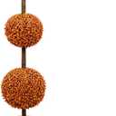 Artificial Topiary, Orange Triple Ball, Boxwood, 4FT, Fall Decor