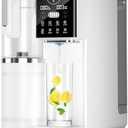 8-Stage RO Filtration System, Portable Water Purifier, Reverse Osmosis Water Filter Countertop for Home, No Installation, White