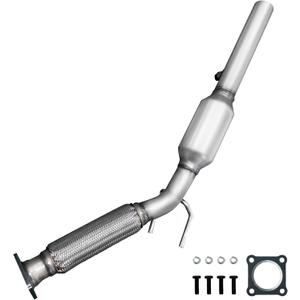 JT Exhaust Catalytic Converter Compatible with 2010-2014 Golf, 2005-2014 Jetta 2.5L (ONE O2 Sensor Port) Engine BGP (EPA Compliant)(Catalyst+ Grade)