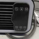 Smart WiFi Black Stainless Steel Dog House Heater Thermostat Eco-Mode Soft Light 1200W Chew-Proof Indoor Safe Pet Heater Custom