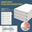17' X 26.3' Boat Shrink Wrap Polyethylene Plastic Boat Wrap for Winter -7 Mil Boat Shrink Film for Use with Heat Gun, UV Resistance Industrial Shrink Wrap for Protection and Storage, White
