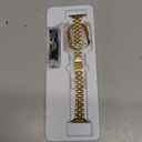 Slim Watch Band Compatible with Apple Watch 41mm 45mm 42mm 44mm 40mm 38mm Metal Stainless Steel Watchband Suitable for iWatch 11/10/9/8/7/6/5/4/3/2/1/SE Series Women Luxury Strap (Gold)