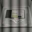 Tempered Glass Cutting Board Set, Large 12x16 Glass Cutting Board for Kitchen with 4 Non-Slip Feet, Heat & Shatter Resistant, Dishwasher Safe, Includes Bonus Sponge & Cloth,Perfect Kitchen Gift-Clear