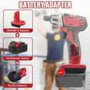 2PCS for M18 to for M12 Battery Adapter, for Milwaukee 18V to 12V Converter, Convert for Milwaukee 18V Battery to 12V Battery Tools