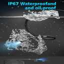Endoscope Camera with Light for iPhone & Android 360 Rotation Borescope Camera with Light, Two-Way 1080P HD Snake Camera with 5.01FT IP67 Waterproof for Mechanics & Plumbers,6.2mm Lens