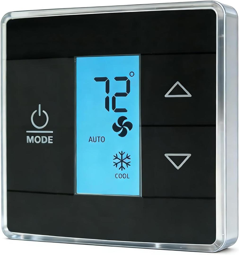 RV Thermostat, 3316250.712 RV Single Zone Thermostat - Digital Display and Shock-Resistant, Precise Temperature Control for Dometic RVs, Campers & Trailers