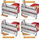 13 Pro Vinyl Plank Cutter with Extra HSS Blade, Laminate Floor Cutter for Laminate Floor, Engineer Wood, LVP, LVT, VCT, SPC, WPC, Maximum cut to13 mm ! Simple Assembly, Quick Cutting