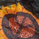 Peace Sign Sunflower Spare Tire Cover,Universal Wheel Tire Cover for Trailer, RV, SUV, Truck,Camper and Many Vehicle,Weatherproof Tire Protectors15 inch for Diameter 27"-29"