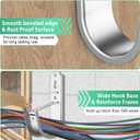 100 Pack 2 Inch Cable Support J Hook Wall Mount J Hook with Retainer Clip, Galvanized Steel for Cable Management & Organization Solution